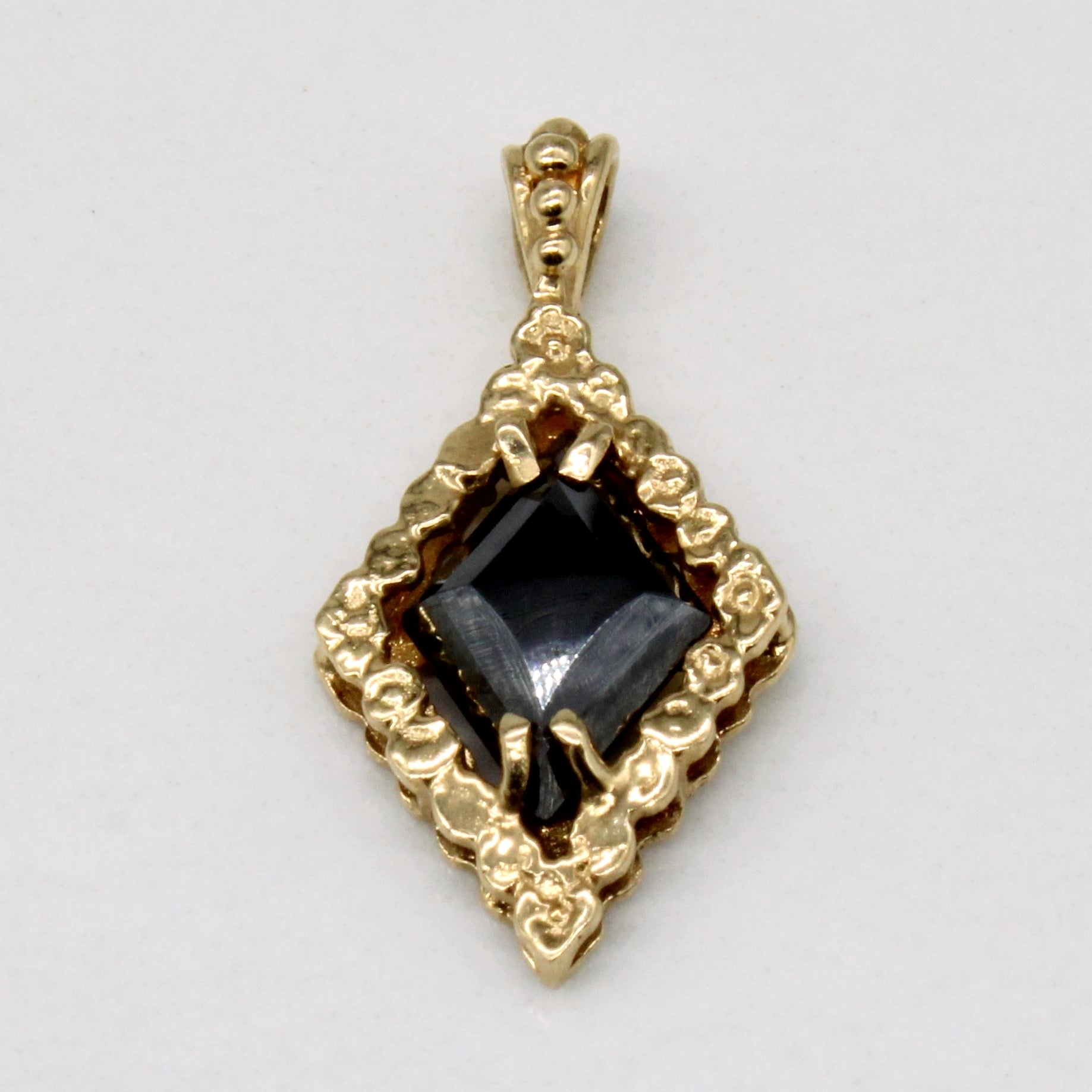 2.35ct Hematite Pendant Necklace for Women - Healing Stone Jewelry for Stress Relief & Energy Balance | Perfect for Meditation, Yoga & Spiritual Gifts