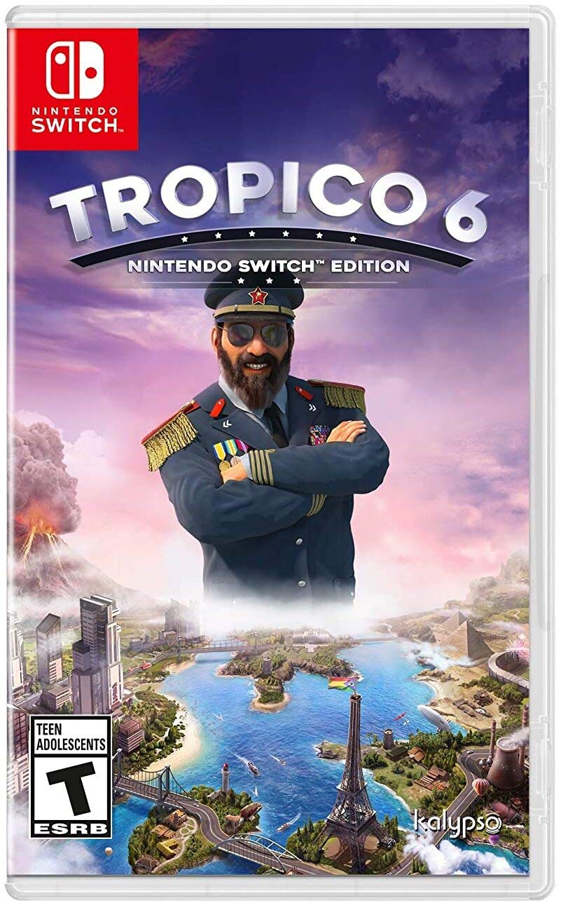 Tropico 6 - Nintendo Switch Game | Political Simulation & Strategy Building Game for Adults | Play Anytime on Your Switch Console at Home or Travel