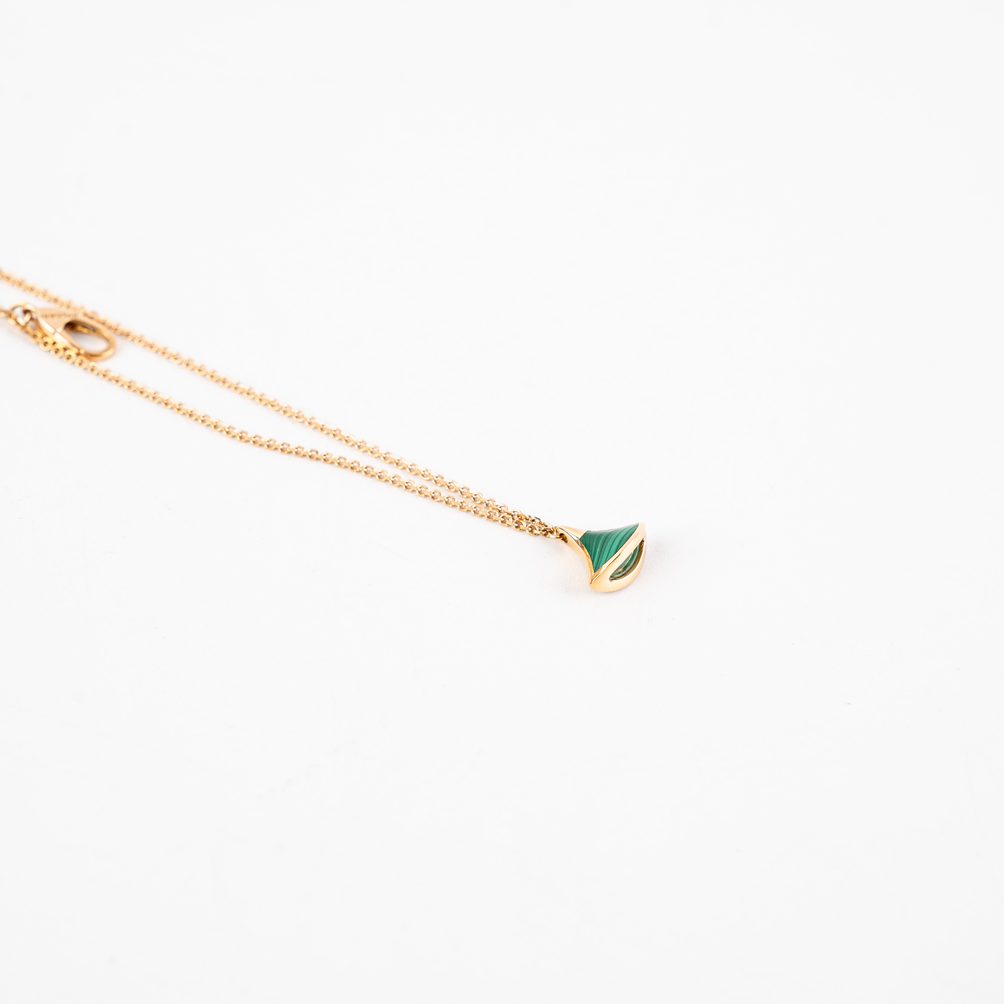 Bvlgari Divas Dream Malachite Adjustable 18k Rose Gold Bracelet for Women - Luxury Fashion Jewelry Gift for Anniversary, Birthday & Special Occasions