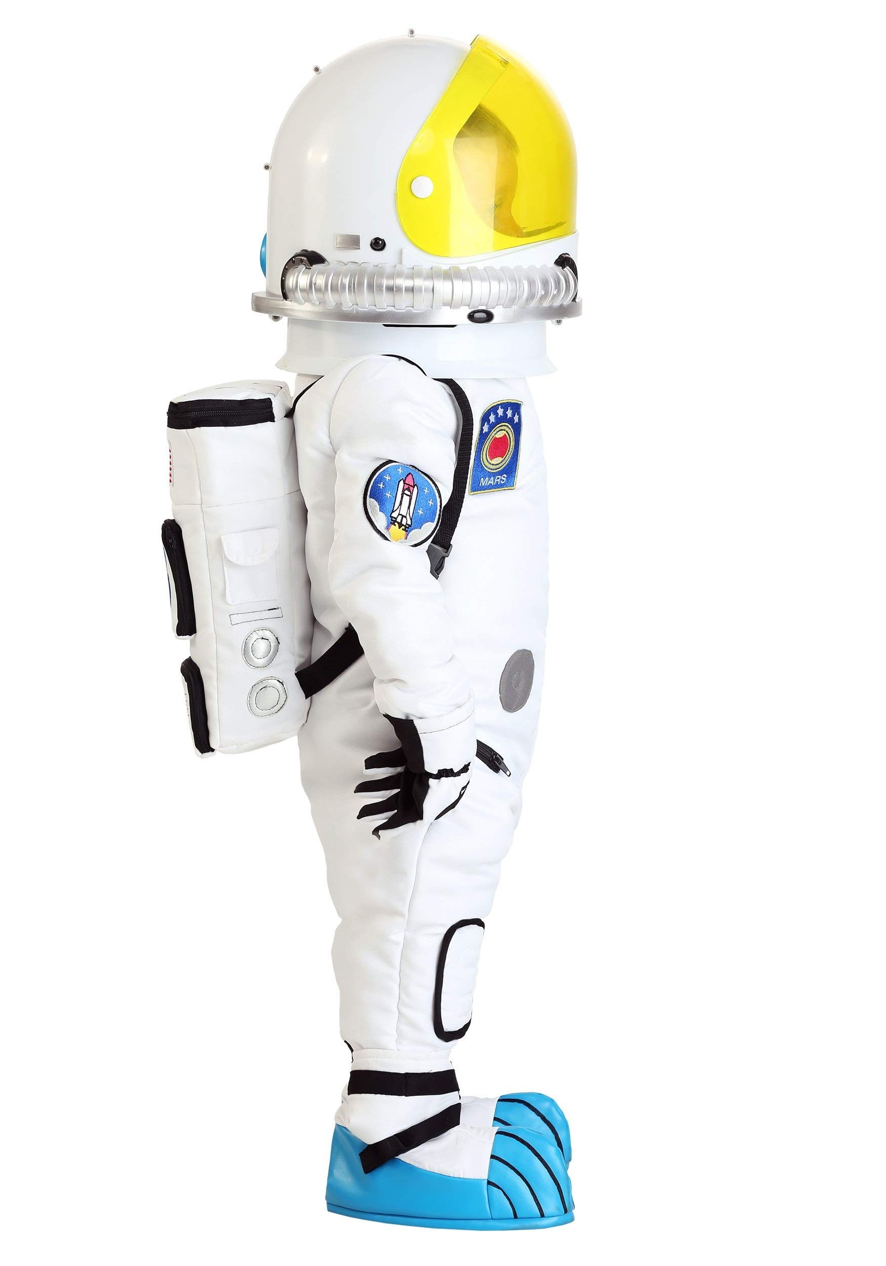 NASA Astronaut Costume for Toddlers - Kids Space Suit with Mission Patches | Halloween Dress Up, Birthday Party, Cosplay & Pretend Play