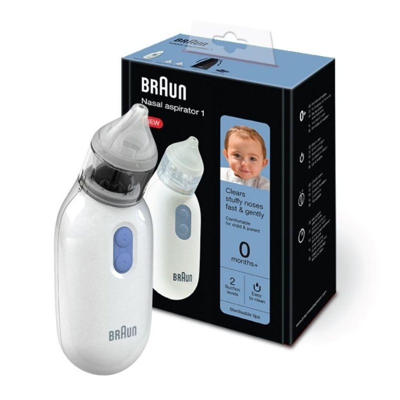 Electric Nasal Aspirator for Babies - Rechargeable & Quiet Baby Nose Suction Device - Perfect for Newborns & Infants with Stuffy Nose or Congestion - Ideal for Home & Travel Use