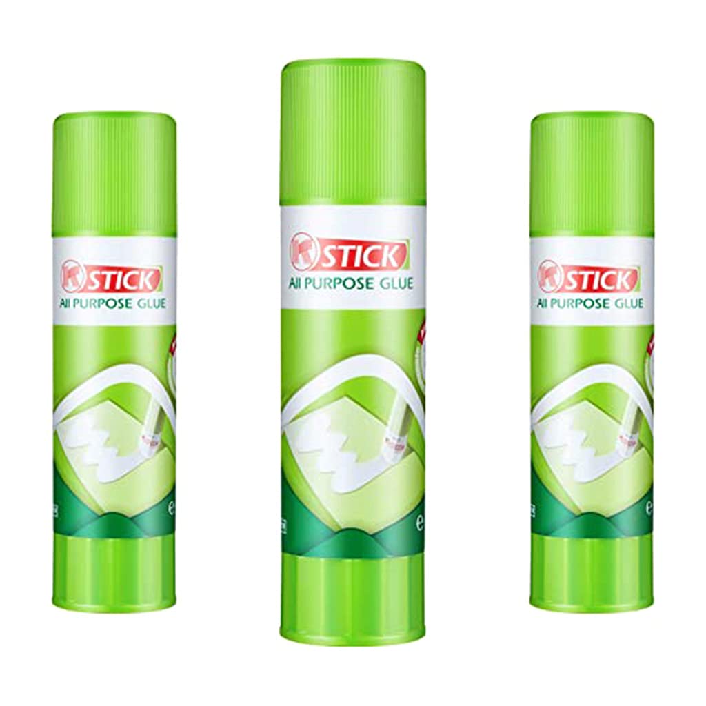 Dsxnklnd 3D Printer Glue Sticks - 3 Pack PVP Solid Adhesive for 3D Printing - Non-Toxic Water-Soluble Glue - Perfect for Bed Adhesion & Print Surface Preparation