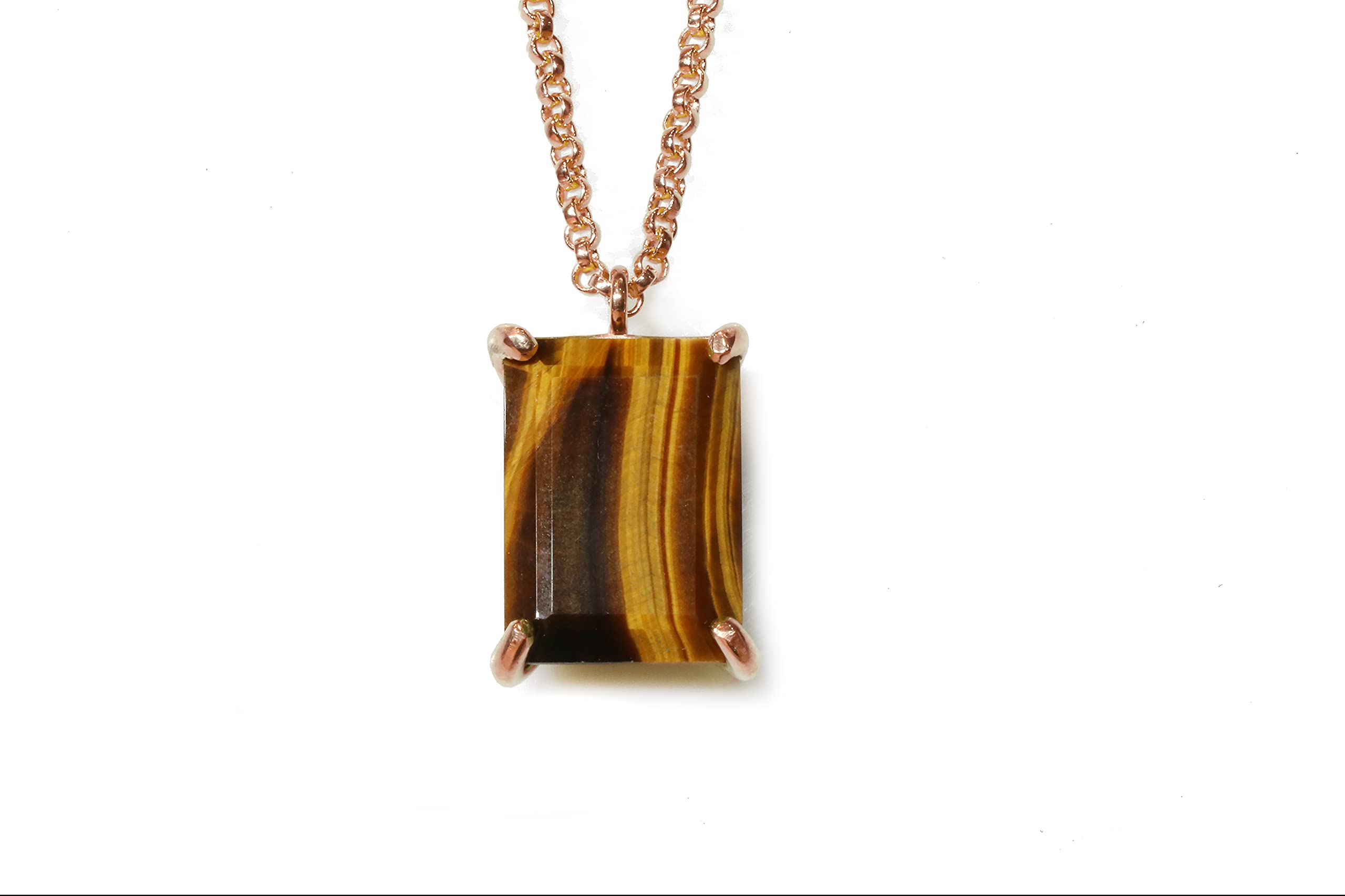 Handmade Tiger Eye Necklace - Elegant Custom Jewelry for Women, Unique Layering Necklace - Perfect Gift for Sister, BFF, Mother & Bridesmaid - Birthday, Anniversary, Wedding & Special Occasion Gift