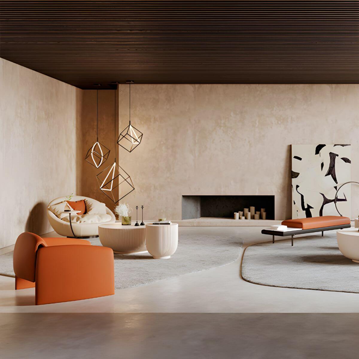 Modern White Swivel High Back Chair with Oversized Seat - Comfortable Office & Living Room Furniture for Home & Workspace