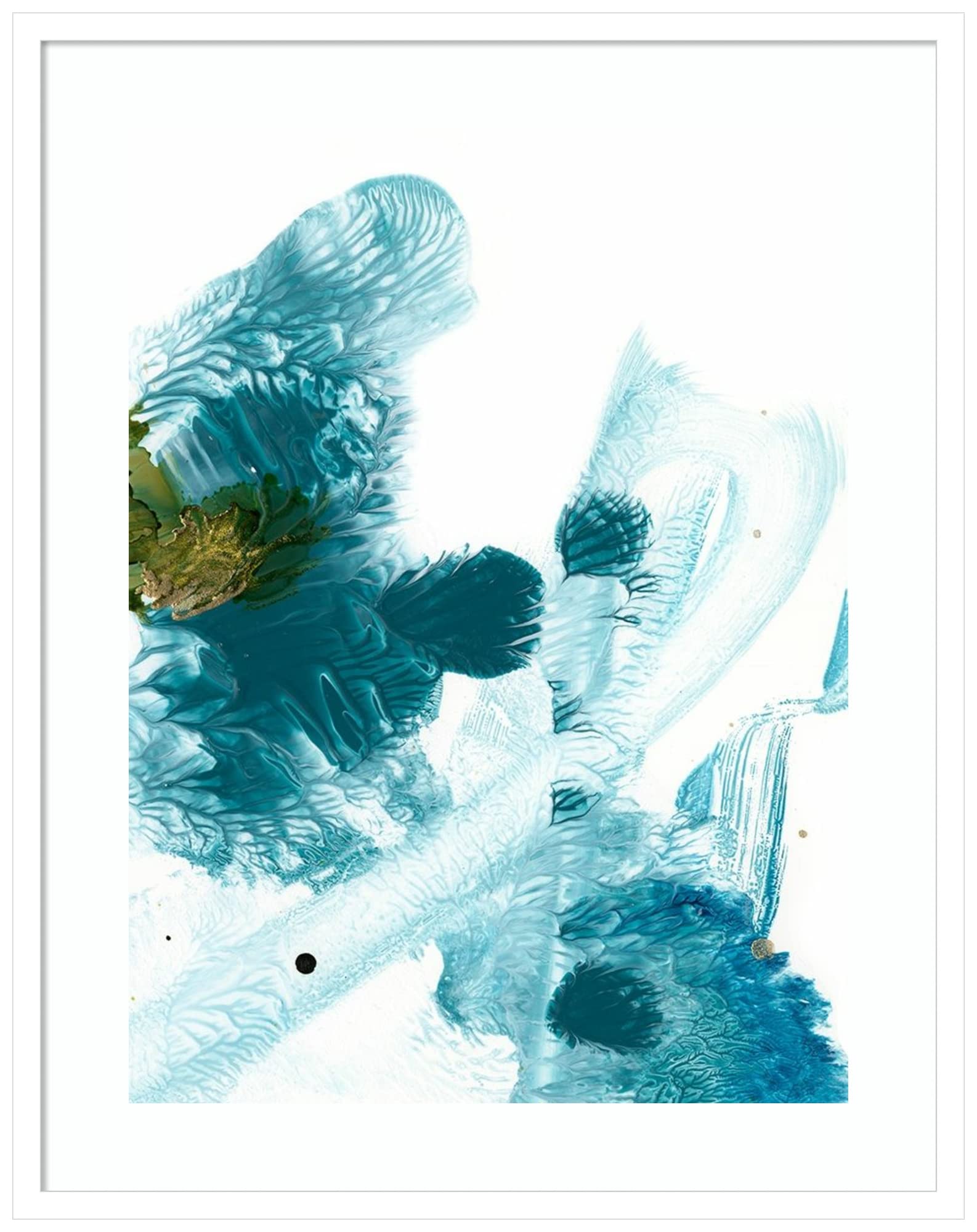 Amanti Art Framed Abstract Wall Art Print - 33x26 Stardust Abstract II by Ethan Harper | Modern Contemporary Decor Painting for Living Room, Bedroom, Bathroom & Kitchen | Perfect for Home Office & Dining Room Decor