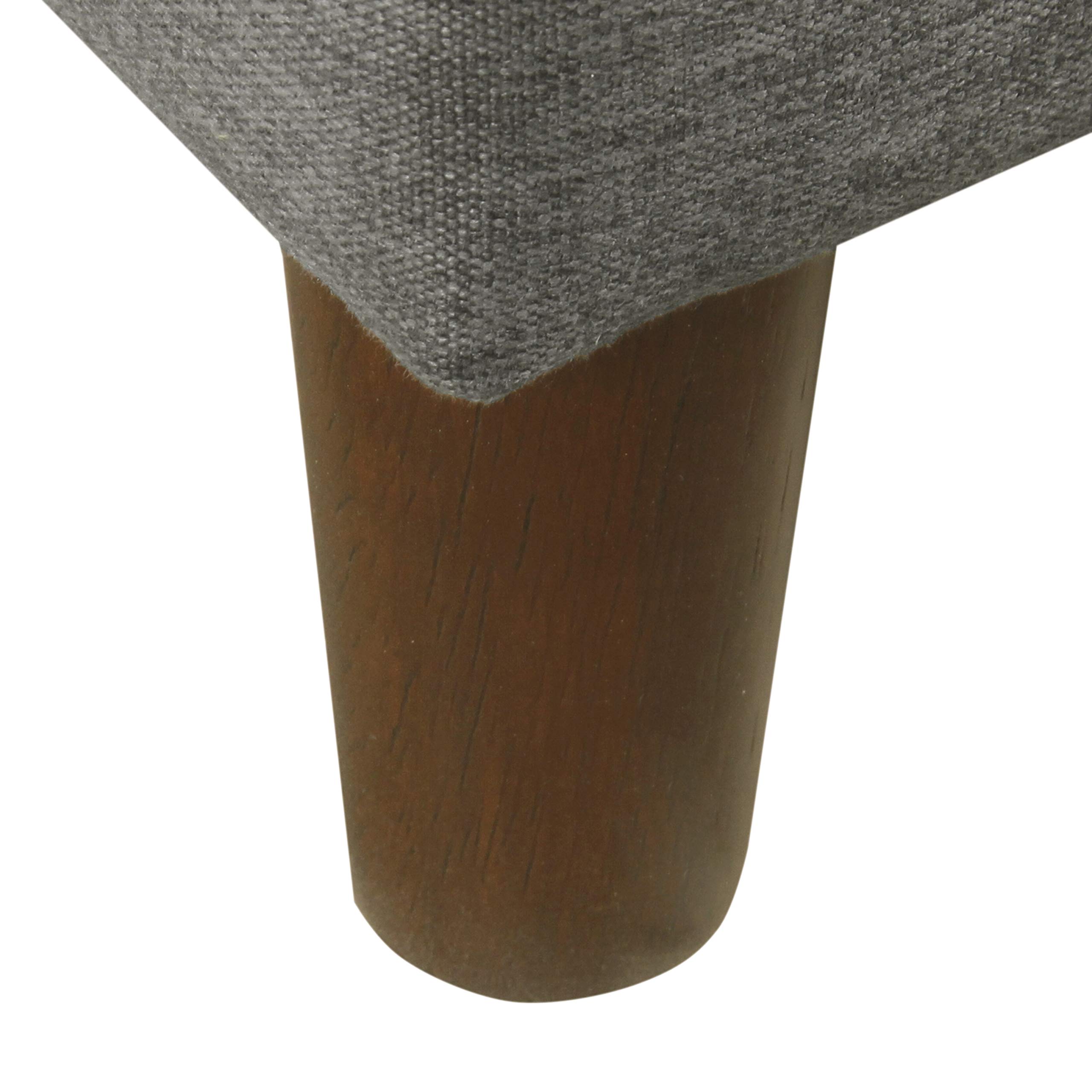 Modern Storage Ottoman - Dinah Collection for Living Room & Bedroom | Home Decor (Grey)