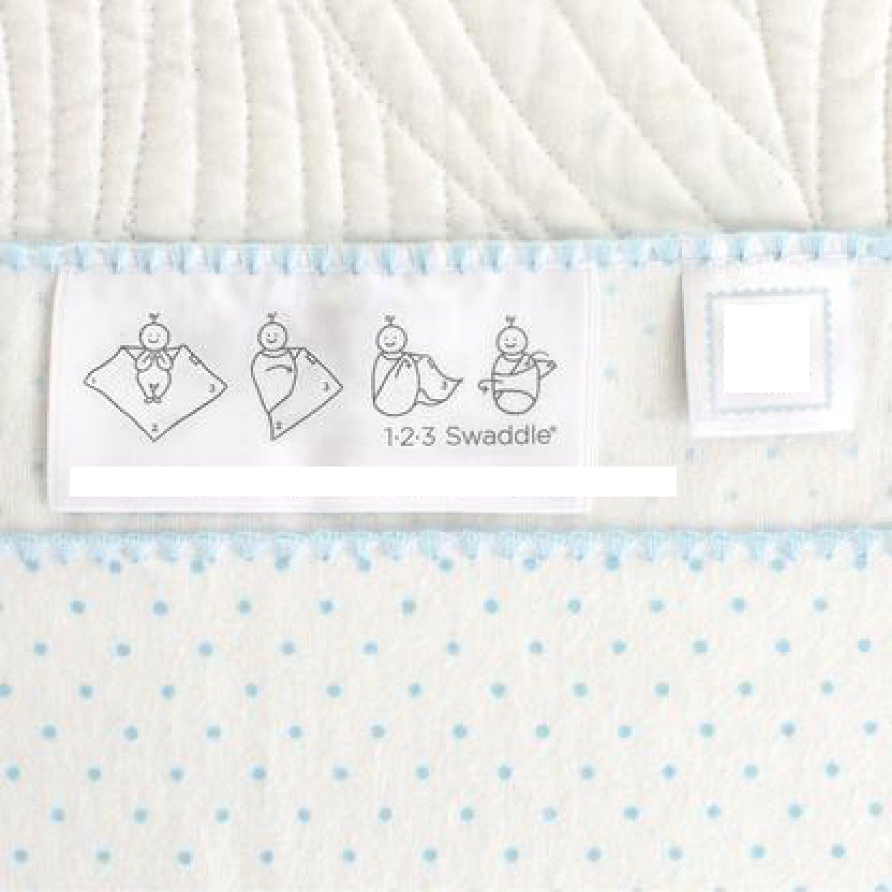 Swaddle Me Baby Blanket Set - Soft Organic Cotton Swaddling Blankets for Newborns (SeaCrystal) - Perfect for Sleeping, Nursing & Comforting Infants