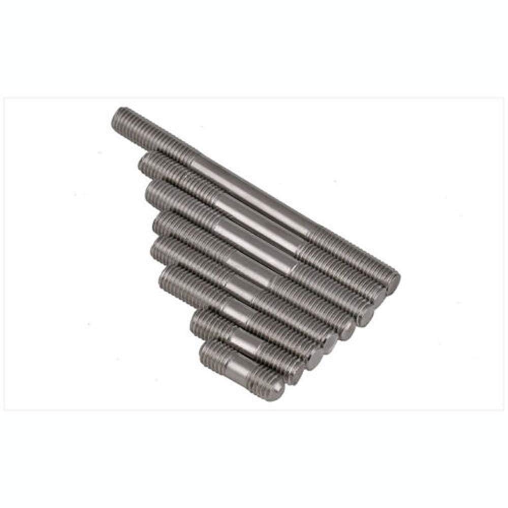 10mm M10 A2 304 Stainless Steel Threaded Stud Bolts (2Pcs) for DIY & Machinery