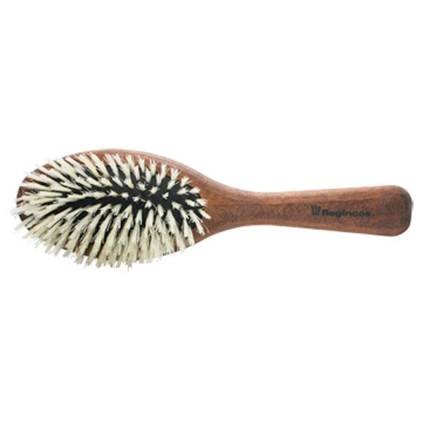 Regincos Blonde Bristle Brush for Fine to Normal Keratin Treated Hair - Gentle Detangling & Shine Enhancement for Salon-Quality Styling at Home