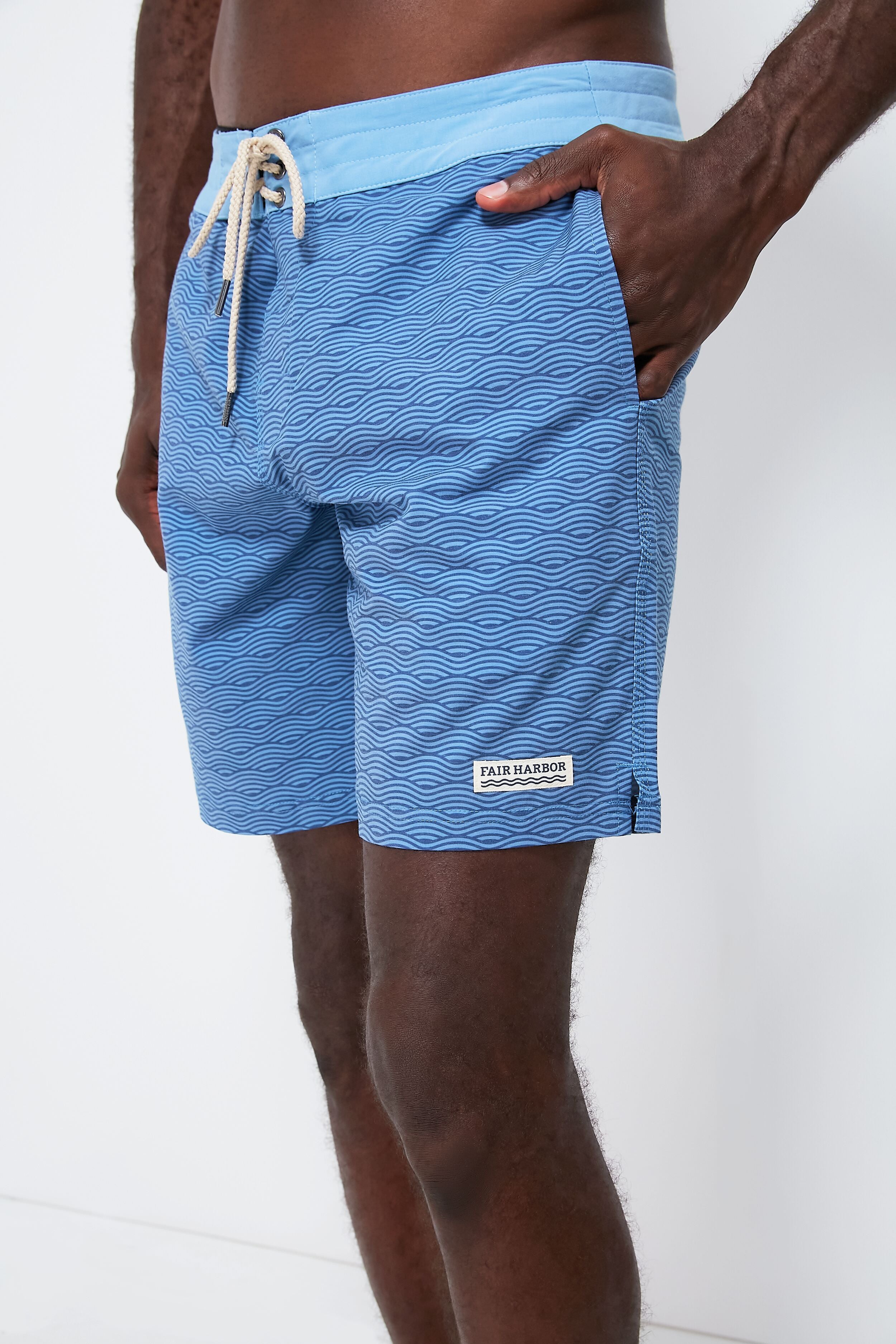 Premium Blue Waves Nautilus Swim Trunks for Men - Quick Dry Beach Shorts with UPF Protection - Perfect for Swimming, Surfing & Summer Vacations