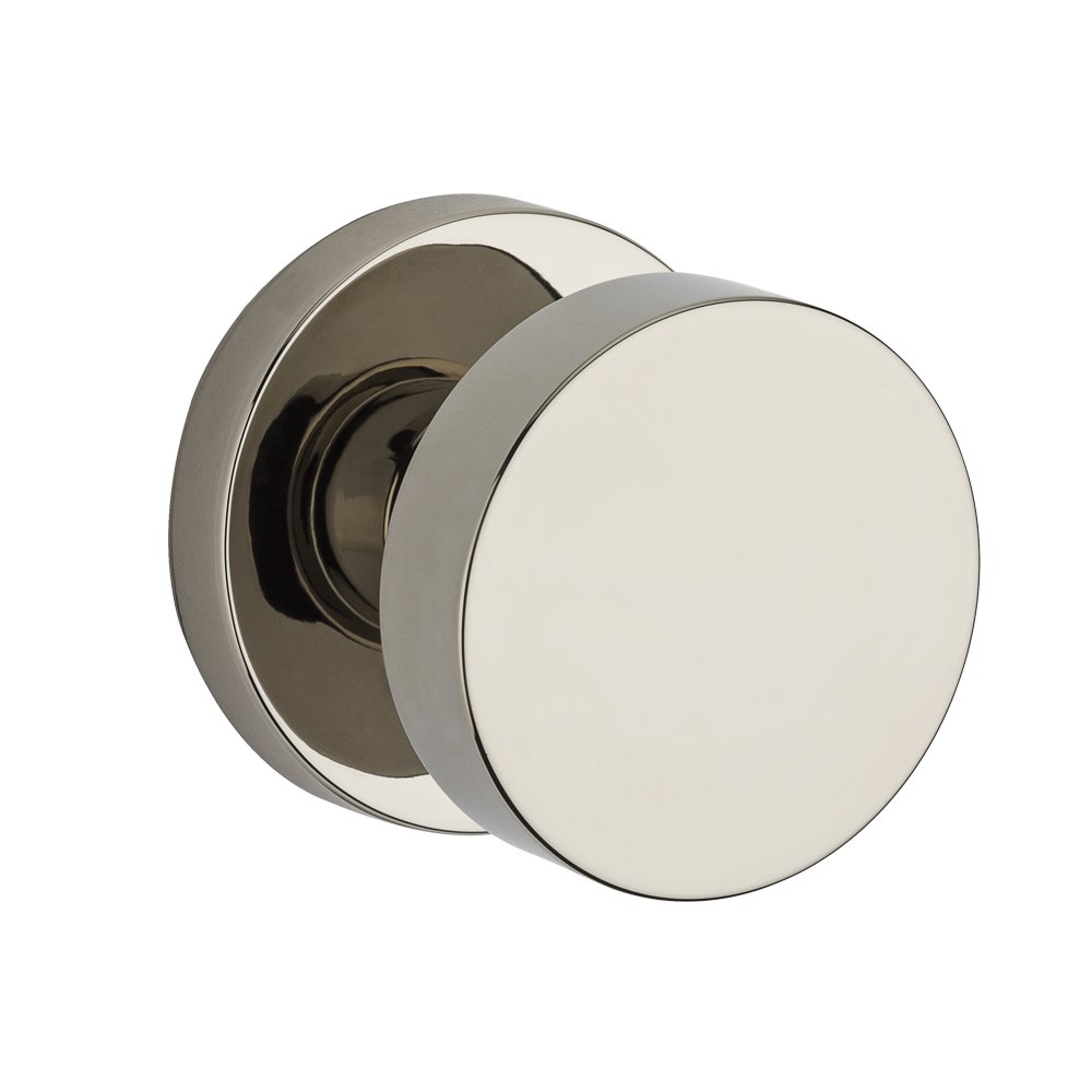 Baldwin Pvconcrr141 Contemporary Round Rose Privacy Door Knob - Elegant Bedroom & Bathroom Hardware for Enhanced Privacy