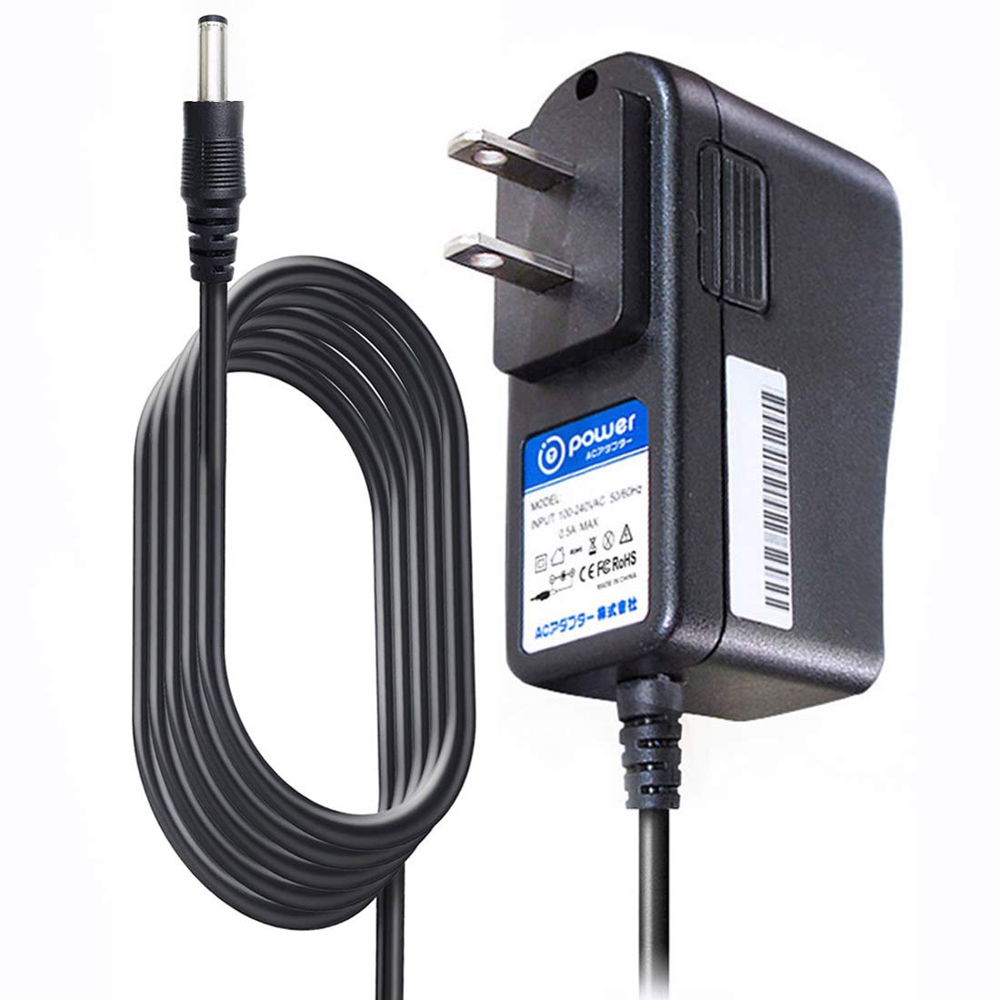 T POWER 9V AC Adapter for Sylvania SYNET7LP 7-Inch Tablet - Home & Travel Charger