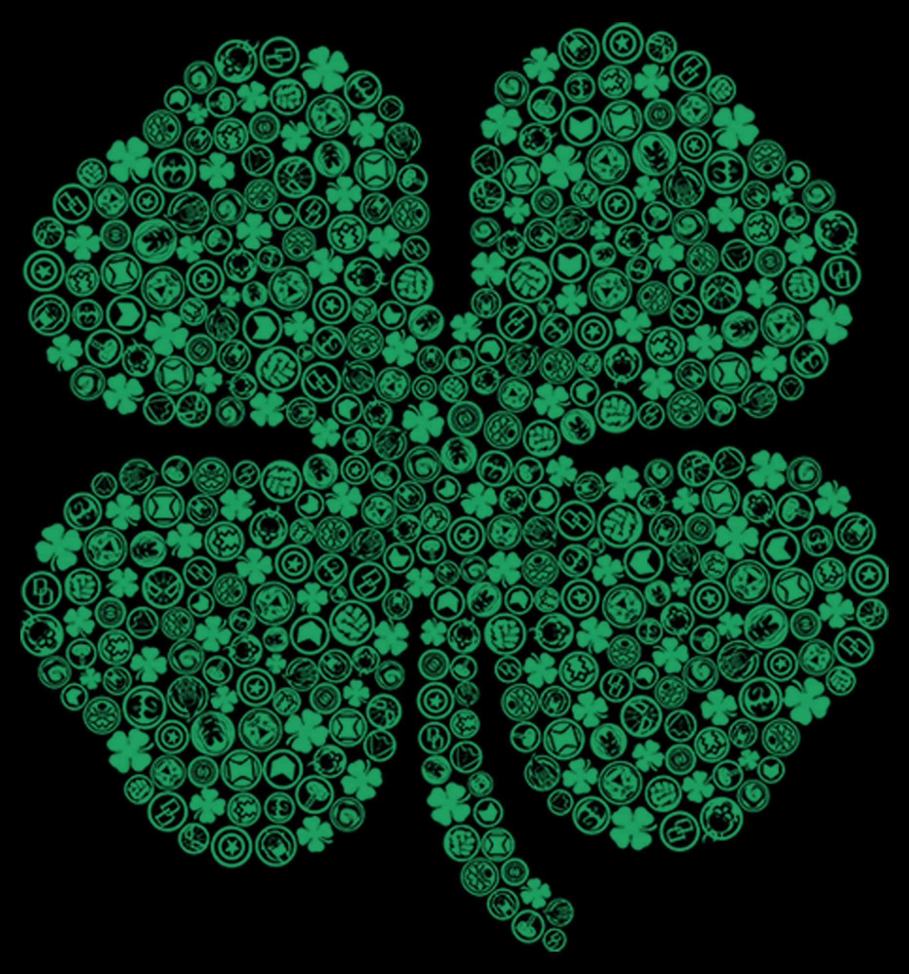 Marvel Kids' Shamrock Icon Hoodie - Green Superhero Pullover for Boys & Girls | Perfect for St. Patrick's Day & Casual Wear