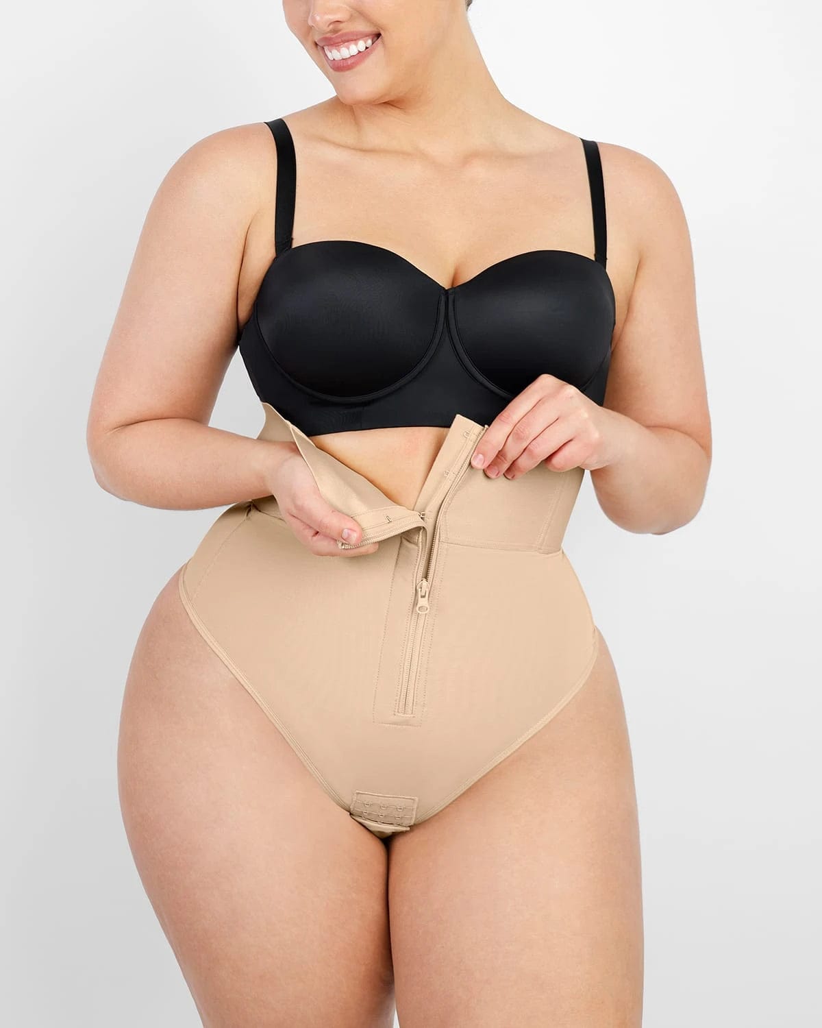 AirSlim® High Rise Body Sculpting Thong - Seamless Shapewear for Women | Tummy Control & Waist Training | Perfect for Dresses, Jeans & Special Occasions
