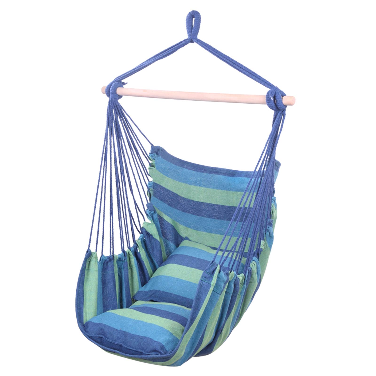 Beige Boho Tassel Hanging Chair with Cushions - Waterproof Indoor/Outdoor Hammock Swing for Relaxing, Reading & Lounging - Durable Boho Chic Home Decor for Bedroom, Garden, Patio, Balcony - Perfect for Meditation, Yoga & Napping - Great for Beach Houses, Vacation Homes & Small Spaces - Ideal for Poolside Relaxation, Cozy Corners & Travel Use - Enhance Your Reading Nook, Backyard Oasis & Meditation Retreat