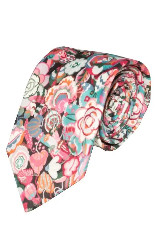 Premium LA Smith Men's Silk Ties - Luxury Liberty Fabric Neckties for Business, Weddings & Formal Occasions - Perfect Office & Special Event Accessories