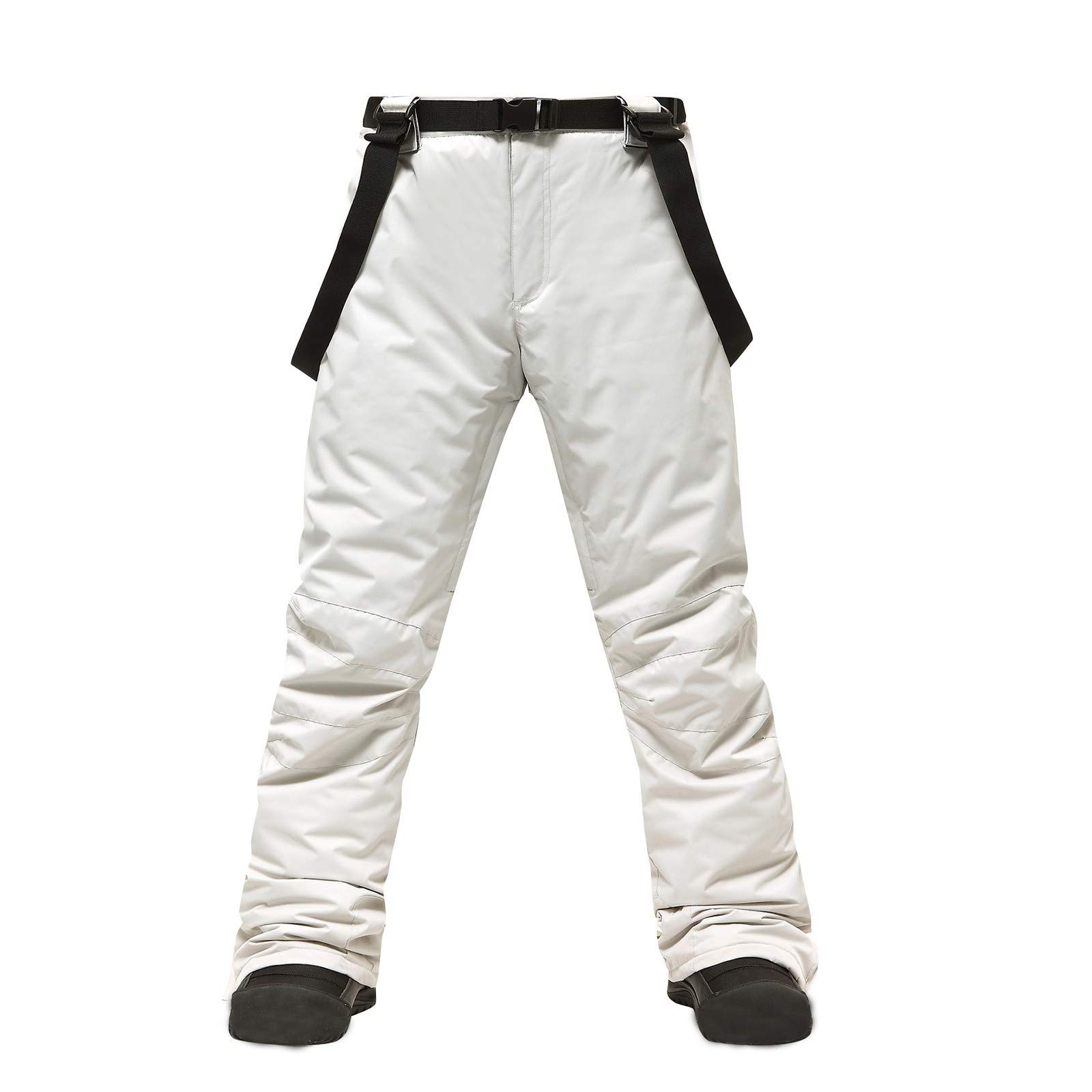 Men's Waterproof Insulated Snow Bib Overalls - Windproof Ripstop Ski Pants for Snowboarding & Winter Sports | Cold Weather Gear for Skiing, Snowmobiling & Outdoor Activities