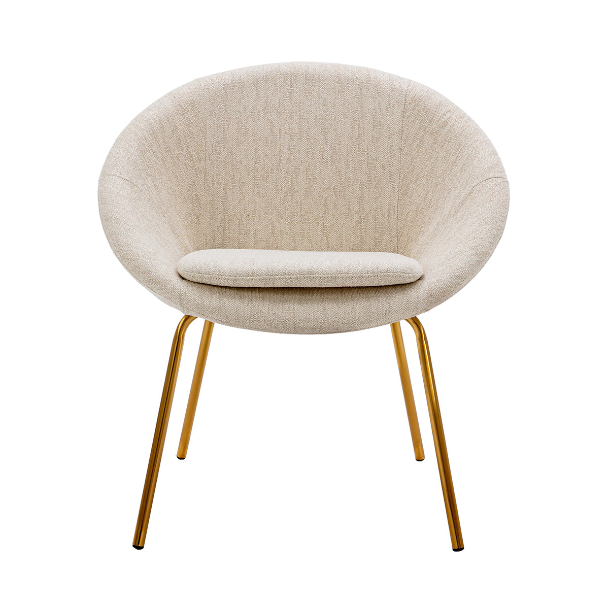 Premium Halo Fabric Lounge Chair - Modern Comfortable Accent Chair for Living Room, Bedroom & Office - Perfect for Relaxing, Reading & Lounging