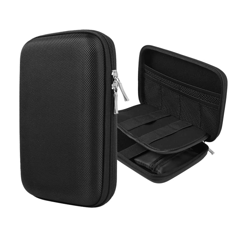 Bobrand Diabetic Travel Organizer Case - Portable Storage for Glucose Monitor, Blood Sugar Test Strips, Insulin Syringes, Pens & Diabetes Supplies (Black) | Perfect for Travel, Home & Daily Medical Management