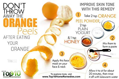 Organic Orange Peel Powder (Citrus aurantium) for Oil Control & Skin Care - Best for Acne, Brightening & DIY Face Masks