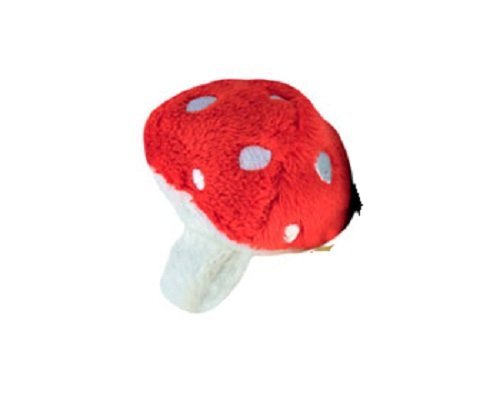Crunchy Mushroom Teacup Dog Toy - Assorted Colors for Small Dogs - Perfect for Playtime, Training & Chewing Fun