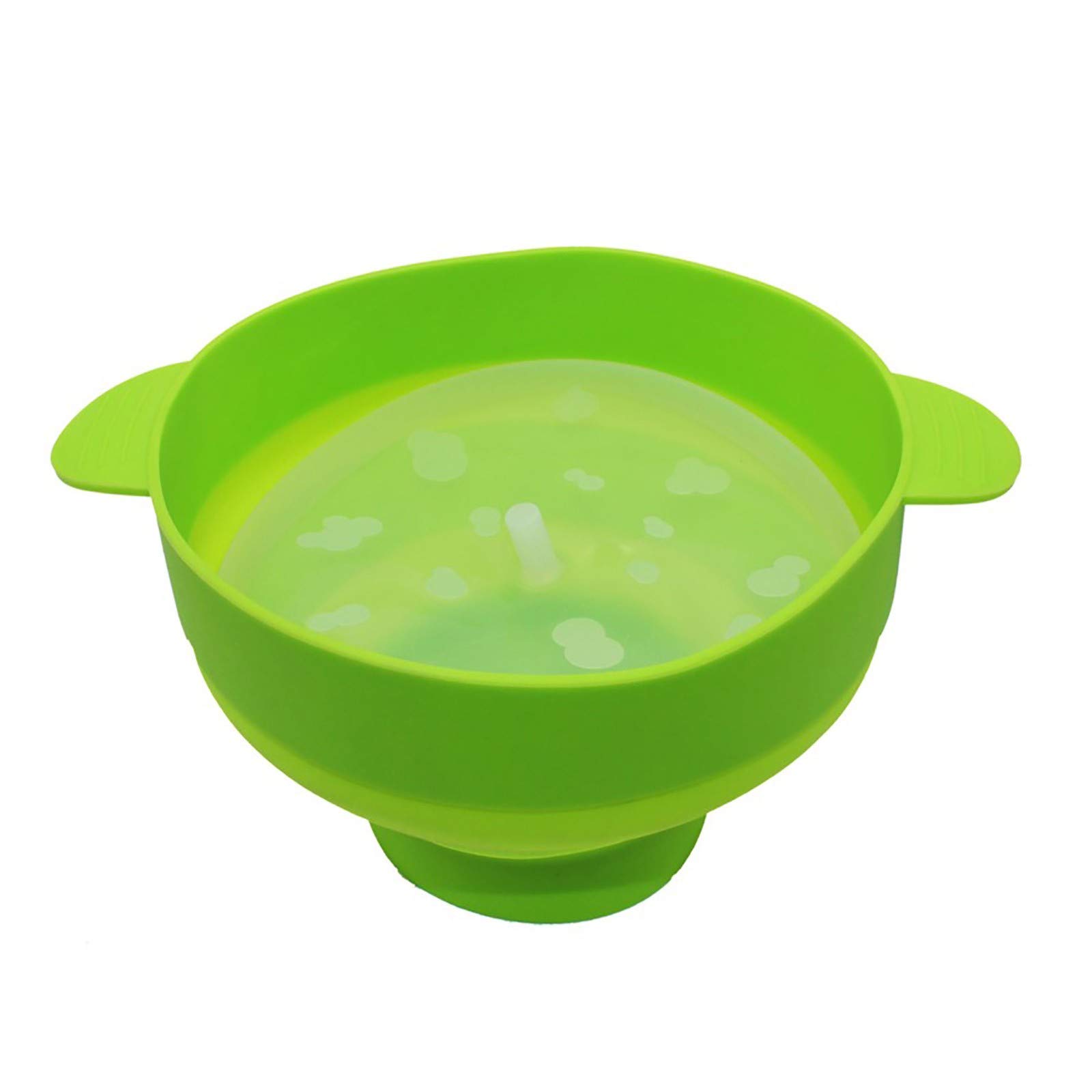 **Zerlibeaful Microwave Popcorn Maker Bucket - Foldable & Portable Popcorn Popper for Kitchen, Green, One Size - Perfect for Movie Nights, Snacks & Parties**