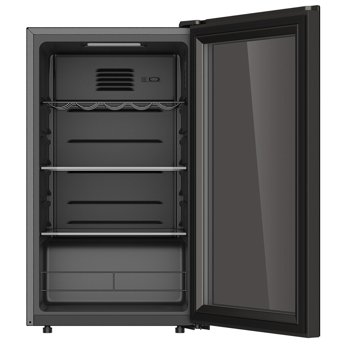 Haier 87L Compact Beverage Refrigerator HRF90UC - Perfect for Home, Office, and Party Drinks Storage