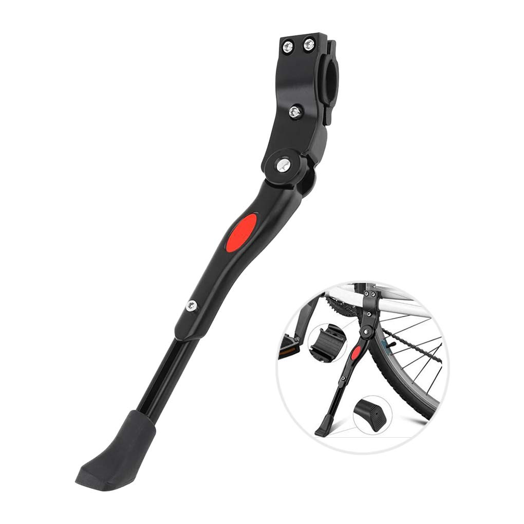 IPENNY Universal Bike Kickstand - Adjustable Height Alloy Rear Side Bicycle Stand for 24
