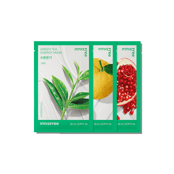 Innisfree Energy Mask - Hydrating & Revitalizing Sheet Mask for Glowing Skin | Perfect for Daily Skincare & Spa Nights