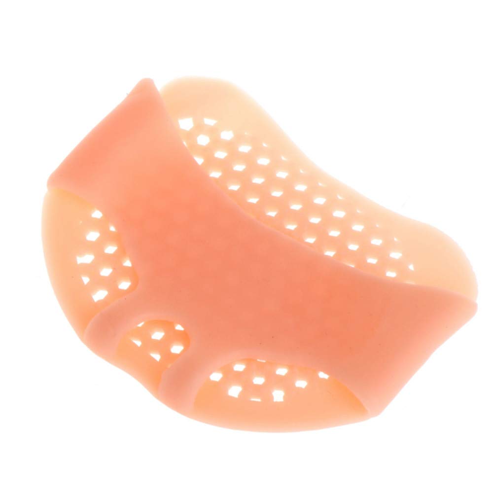 1 Pair of Silicone Forefoot Pads - Metatarsal Cushion Support for Ball of Foot Pain Relief, Breathable Honeycomb Gel Pads for Women & Men - Perfect for Running, High Heels, and Standing All Day