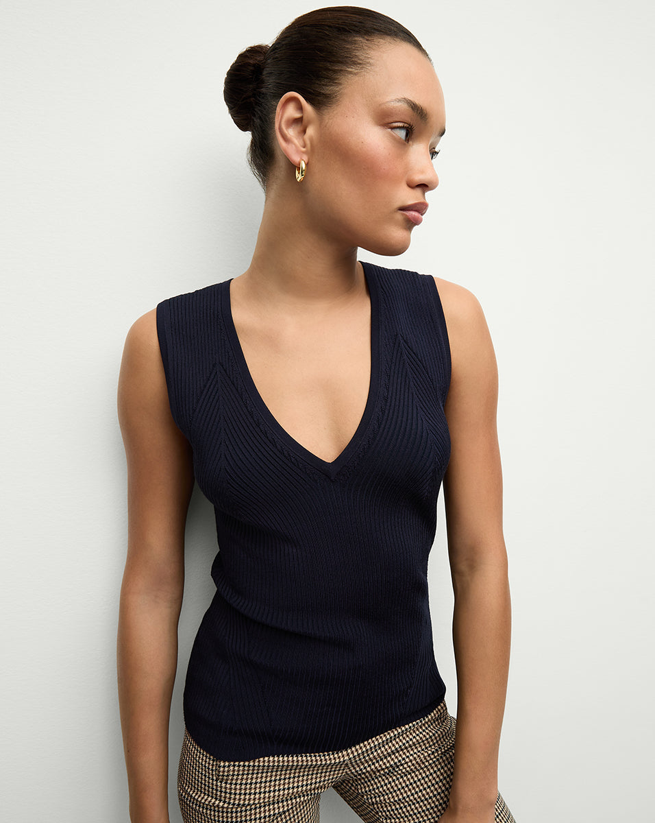 Sid Knit Tank Top for Women - Soft Breathable Summer Casual T-Shirt - Perfect for Beach, Gym, and Everyday Wear