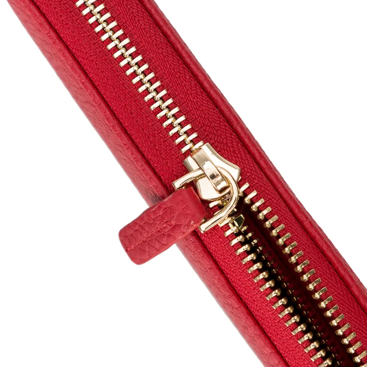 Premium Red Leather Women's Wallet - RFID Blocking, Slim & Stylish for Everyday Use, Travel & Gifts
