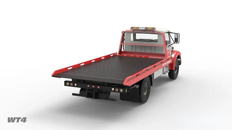 CrossRC WT4 1/10 Scale Remote Control Wrecker Truck Kit - Unassembled & Unpainted RC Road Rescue Vehicle Model with Motor | US Stock | Off-Road Adventure & Emergency Scene Simulation