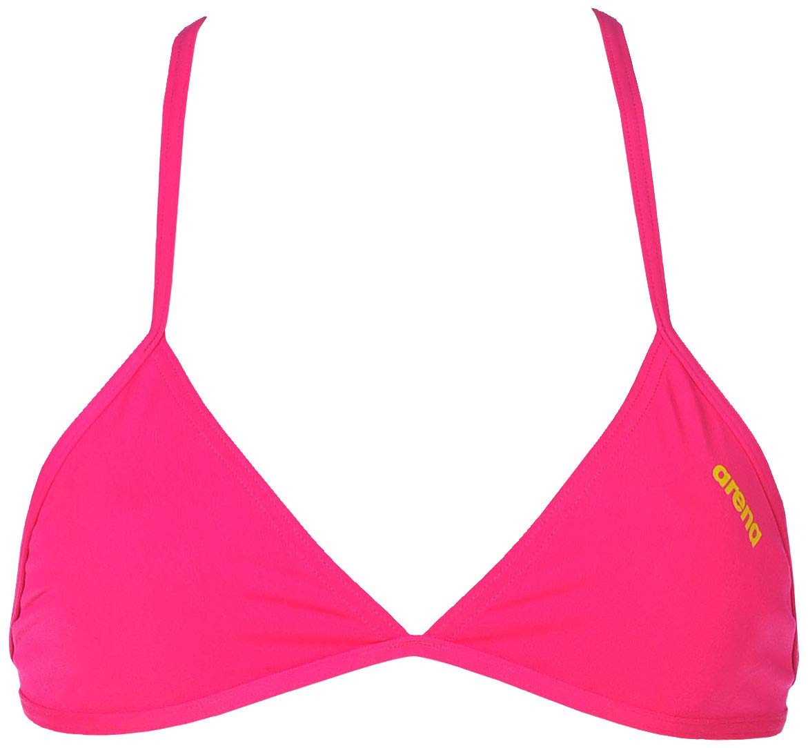Arena Women's Rule Breaker Feel Triangle MaxLife Bikini Top - High Performance Swimwear for Competitive Swimming, Beach & Pool Activities