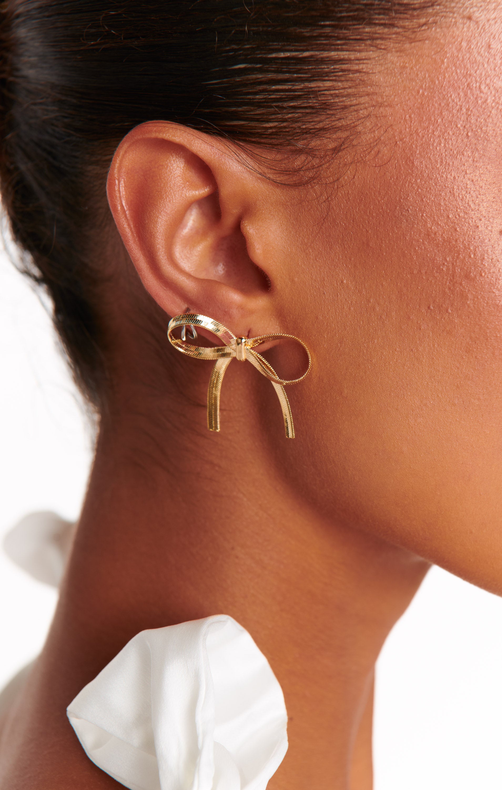 ALV Jewels 14K Gold Bow Stud Earrings for Women - Elegant & Dainty Jewelry Gift for Birthday, Anniversary, or Everyday Wear