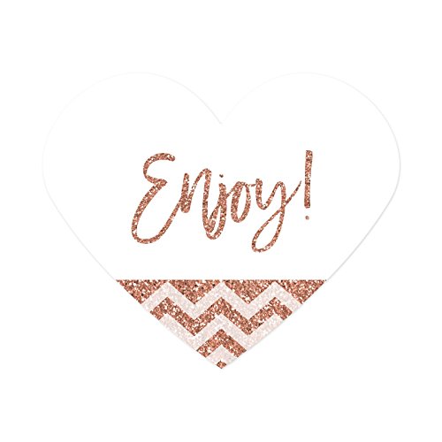 Labels Heart Enjoy