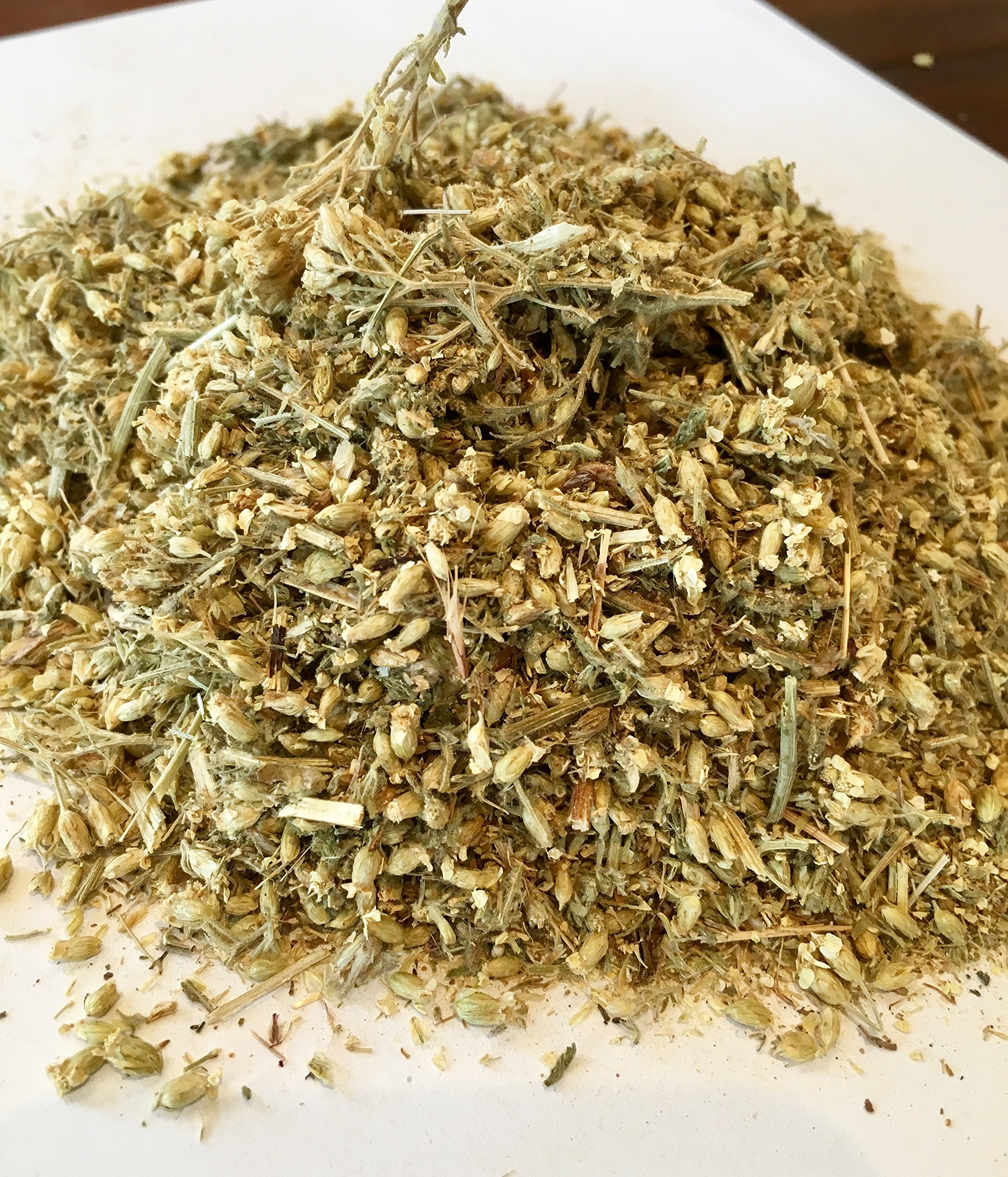 Organic Dried Yarrow Cut (Achillea Millefolium) - 4 Oz | Premium Bio Herbs for Tea, Aromatherapy & Natural Remedies | USDA Certified Organic, Non-GMO, Chemical-Free | Perfect for Herbal Tea, DIY Skincare & Home Apothecary