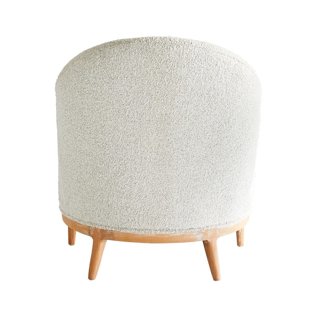 Cyan Design 11399 Kendra Chair - White Upholstered Accent Chair for Living Room, Bedroom & Office - Modern Comfortable Seating Furniture
