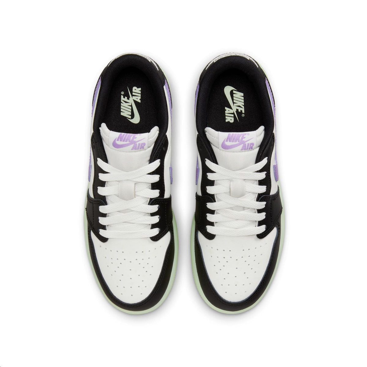 Kids Air Jordan 1 Low Retro 'Black Raspberry' Sneakers - Boys & Girls Basketball Shoes for School, Sports & Casual Wear