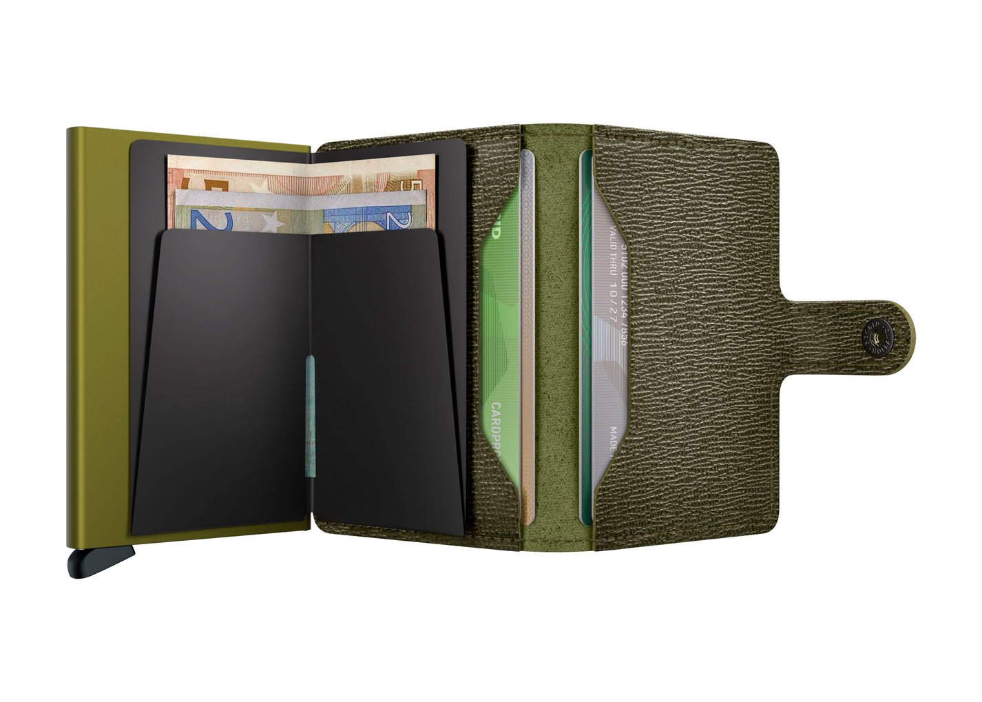 SECRID Miniwallet Crisple - Slim RFID Blocking Wallet for Men & Women | Compact & Secure Card Holder for Travel, Business & Everyday Use