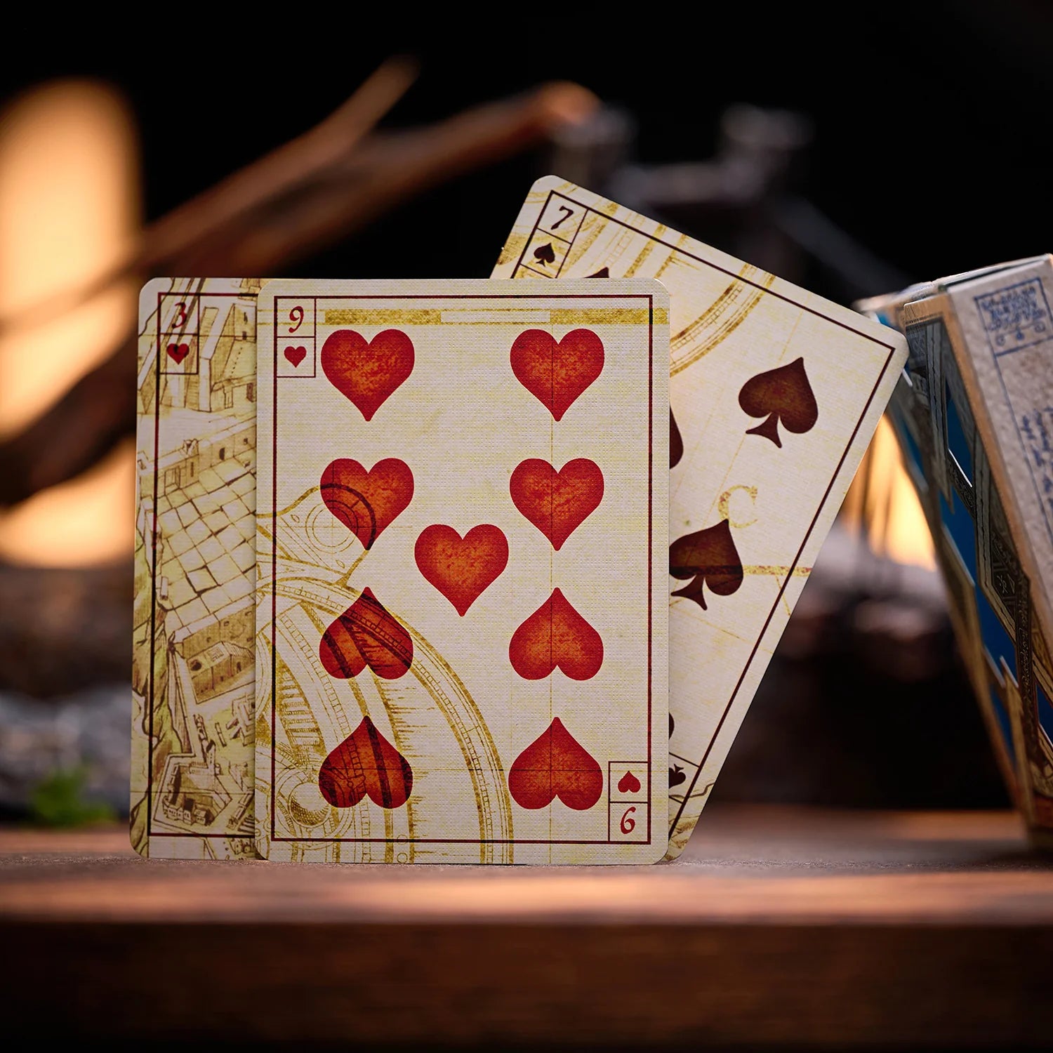 Gibborim Castaways Gilded Eye of the Ocean Playing Cards - Premium Collectible Deck for Card Games, Magic Tricks & Poker Nights - Perfect for Gifts, Game Nights & Travel Entertainment