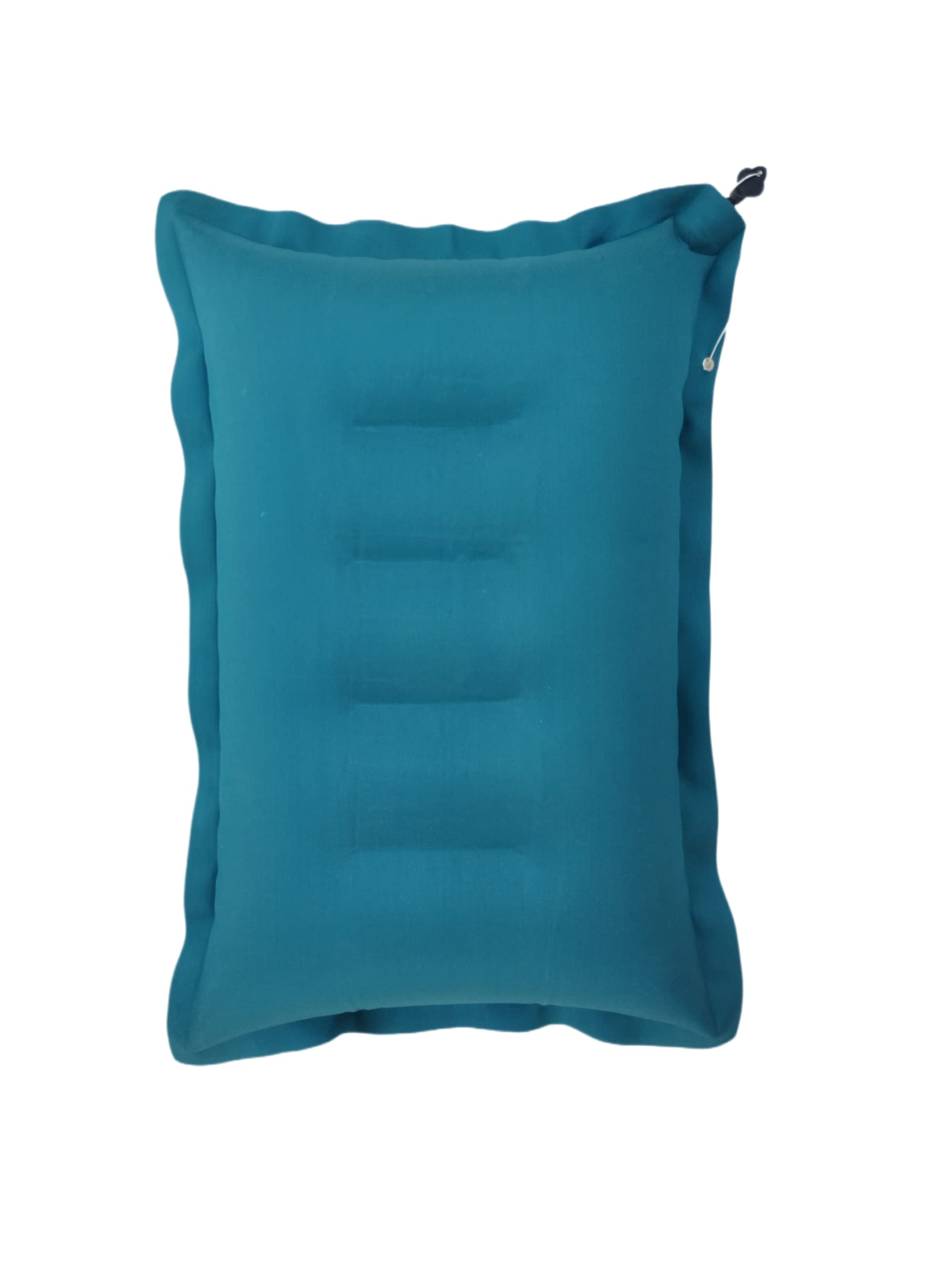 RAV Soft Cotton Travel Neck Pillow - Lightweight & Washable for Airplane, Office, Car & Camping - Multi Color Comfort Support for Sleeping - Perfect for Long Flights, Road Trips & Work Breaks (Pack of 1)