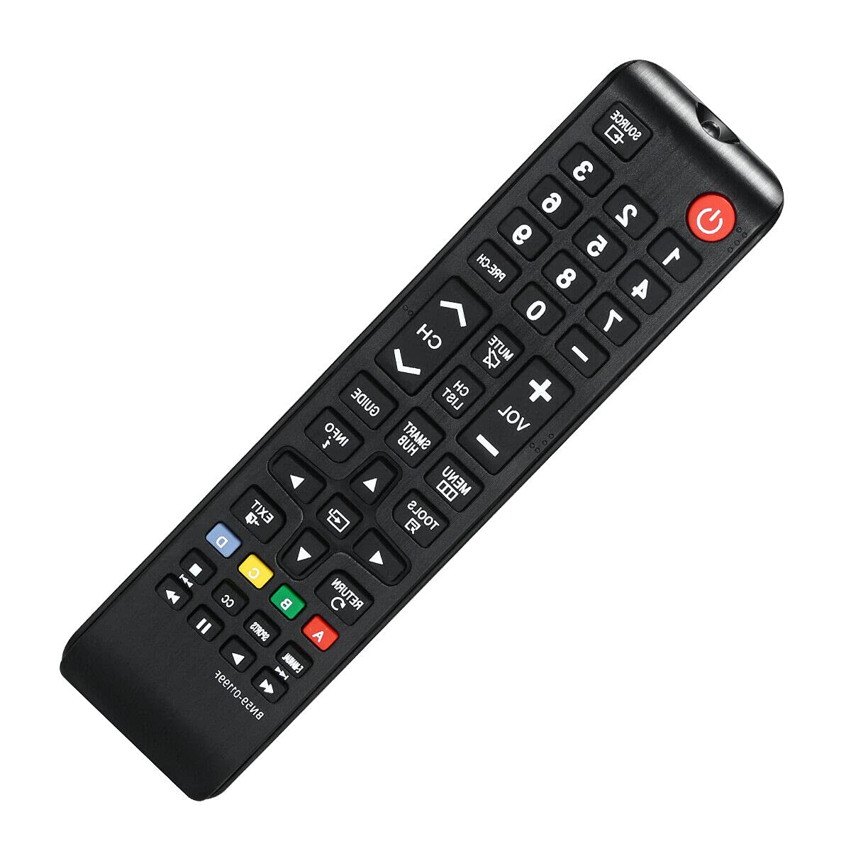 BN5901199F Universal TV Remote Control Replacement for LED LCD HDTV Smart TVs - Compatible with Multiple Brands, Easy Setup for Living Room & Bedroom Entertainment