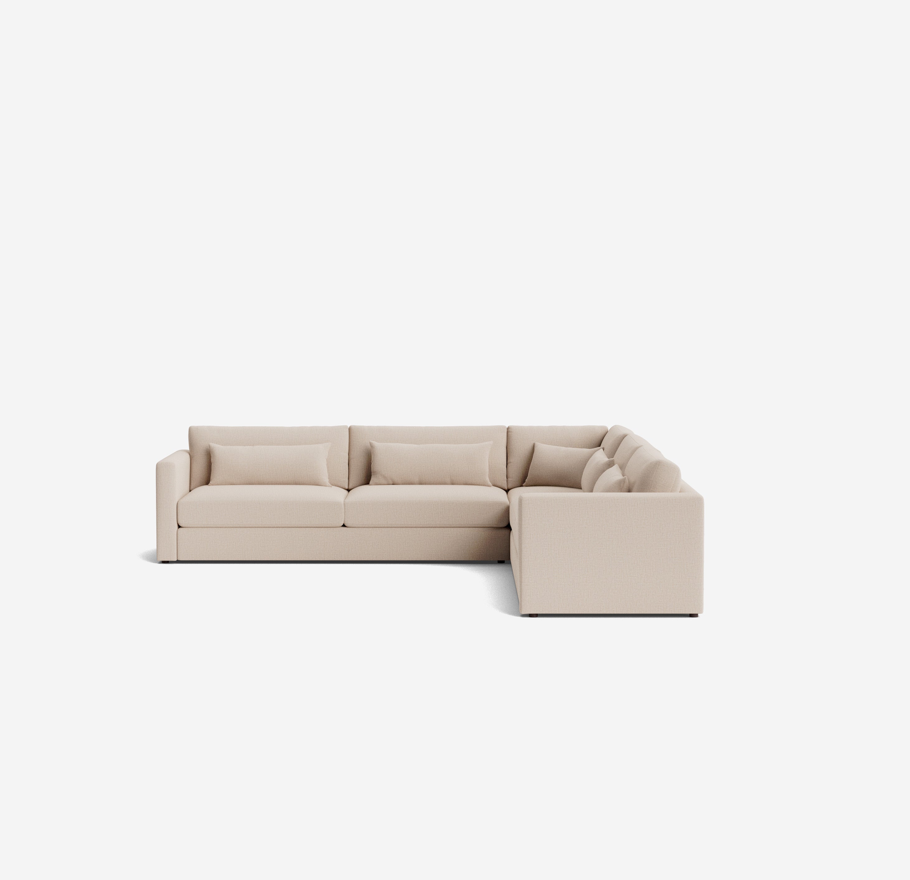Durham Corner Sectional Sofa - Modern L-Shaped Couch with Storage | Comfortable Living Room Furniture for Small Spaces & Apartments