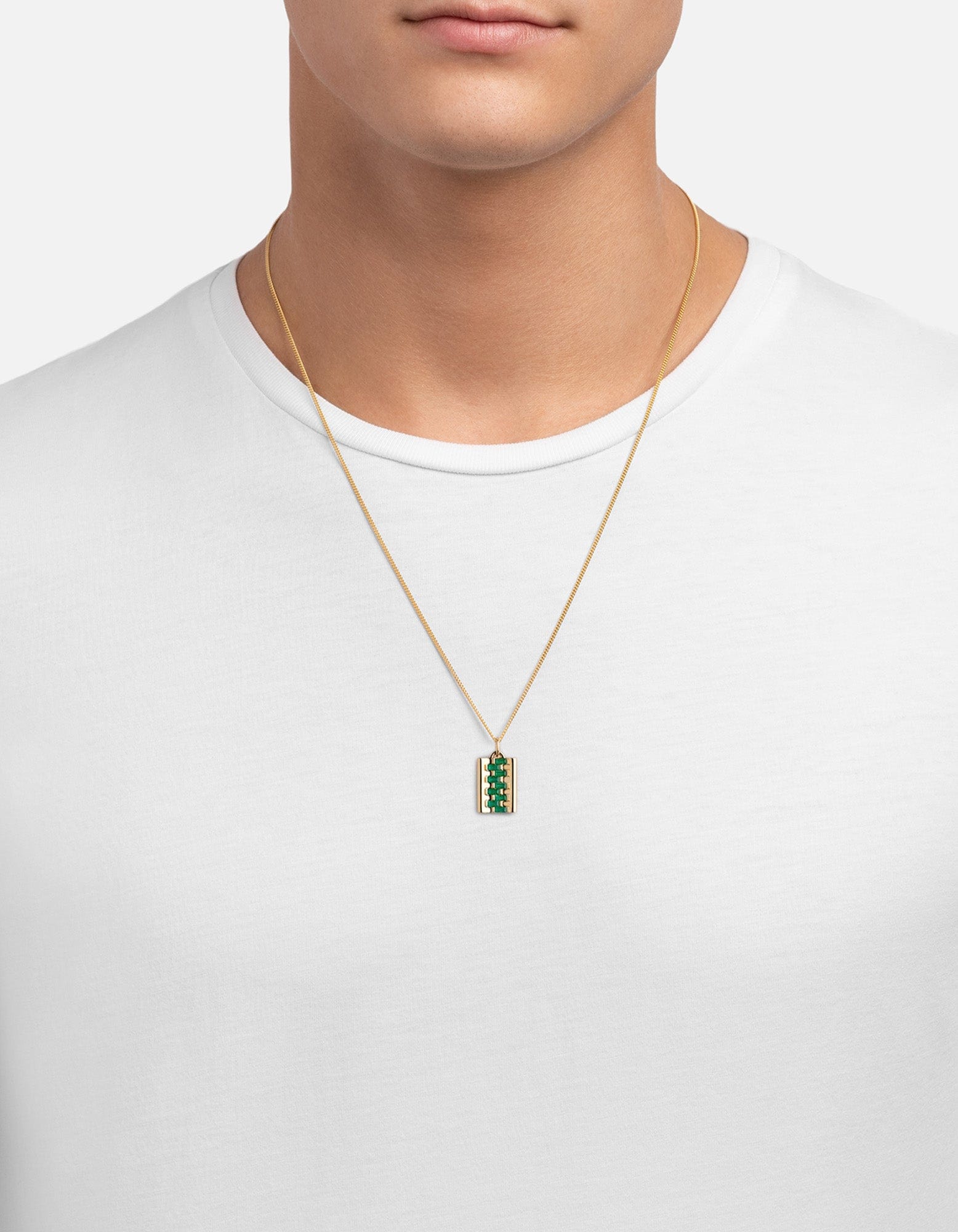 Delano Agate Necklace in Gold Vermeil - Elegant Gemstone Jewelry for Women, Perfect for Parties, Weddings & Everyday Wear