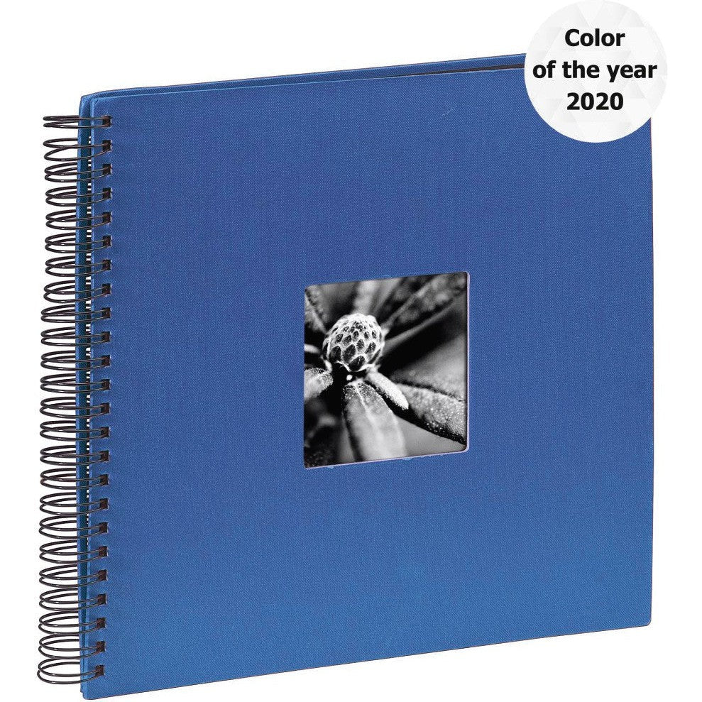 Hama Blue Spiral Black Page Album 36cm x 32cm - Premium Sketchbook for Artists, Students & Professionals - Perfect for Drawing, Sketching & Art Projects
