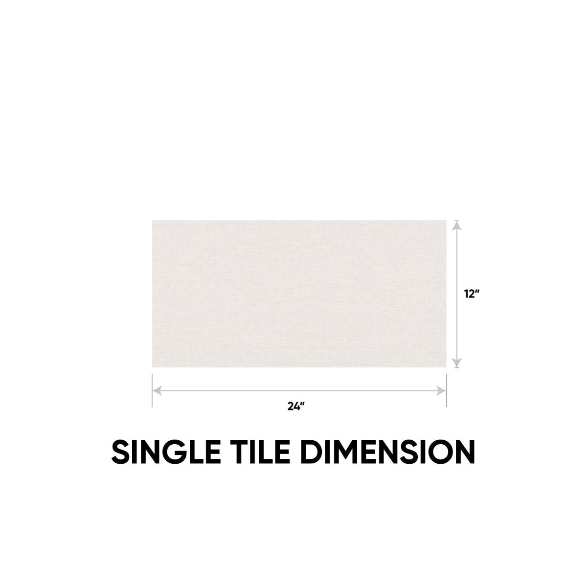 12 x 24 Inch Belgian Linen Ivory Matte Rectified Porcelain Wall Tile - Premium Kitchen Backsplash & Bathroom Shower Tile for Modern Home Decor