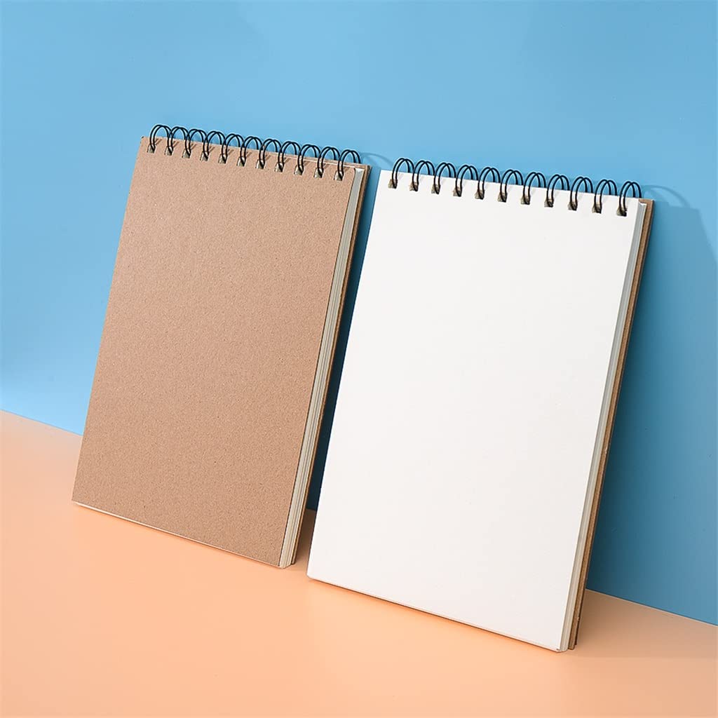 FZZDP 30 Sheets A5 Sketchbook - 180g Wooden Pulp Drawing Paper for Pencil, Sketching & Graffiti | Blank Art Notebook for Artists, Students & Hobbyists | Perfect for Sketching, Doodling & Creative Projects