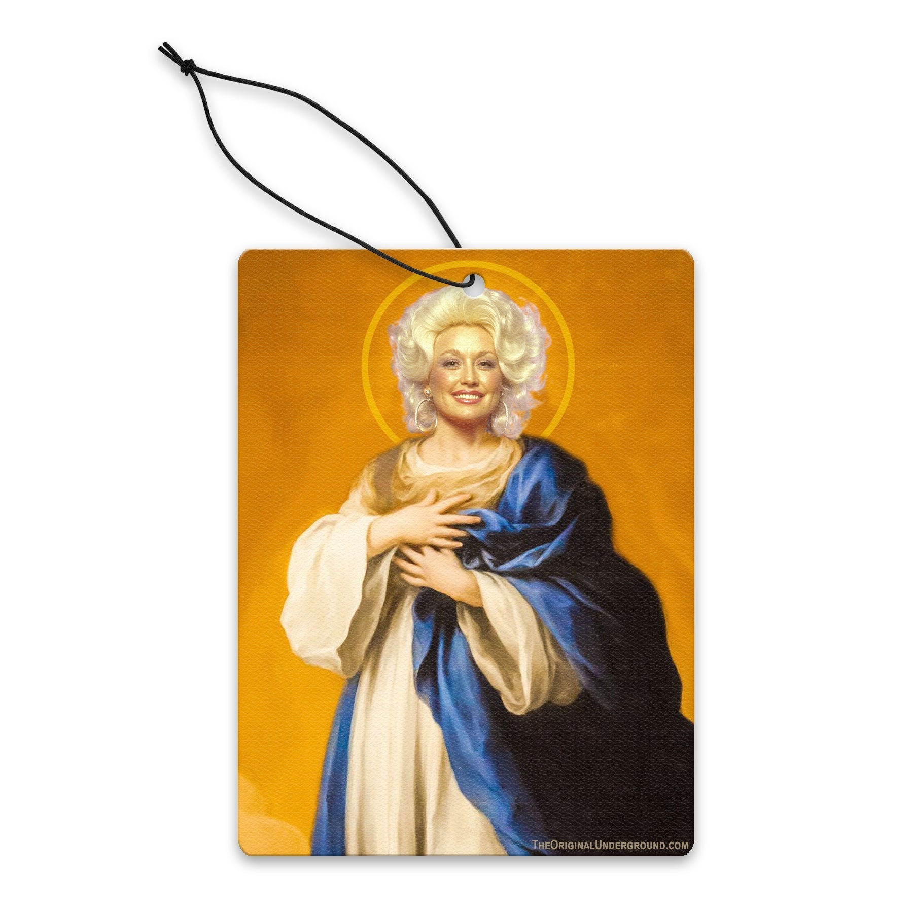 Saint Dolly Parton Car Air Freshener - Country Music Scented Hanging Decor for Cars, Homes & Offices - Perfect for Country Fans & Gift Giving