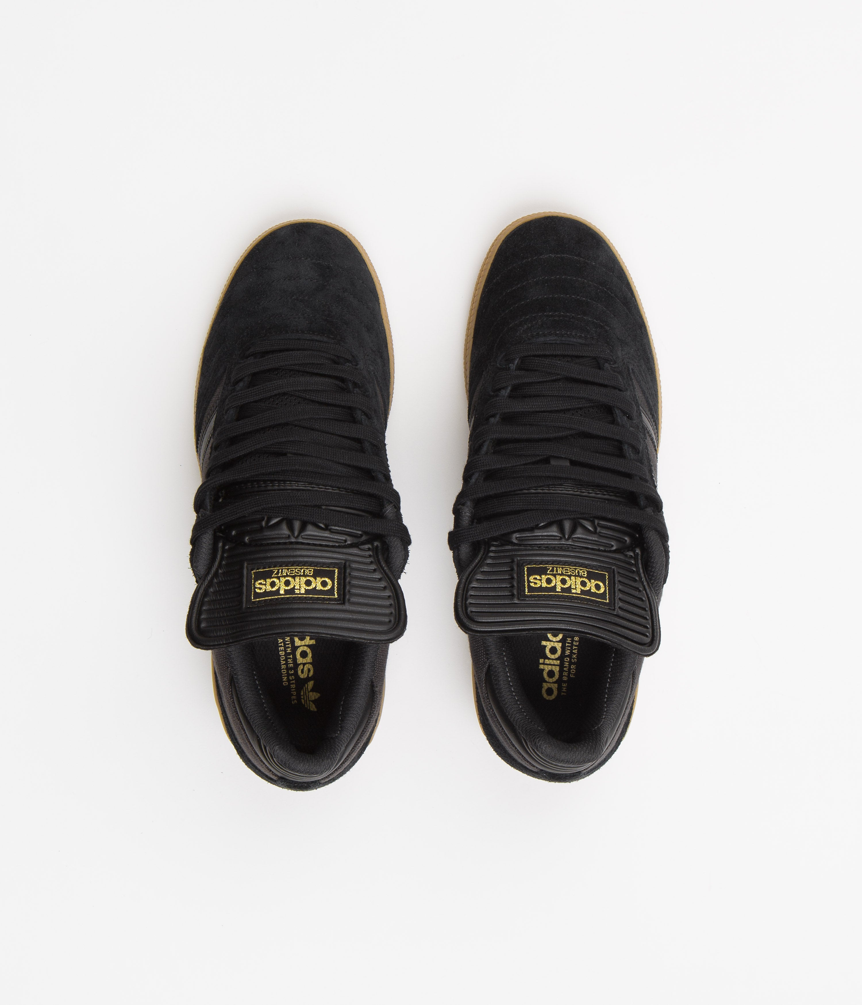Adidas Busenitz Sneakers for Men - Core Black / Carbon / Gold Metallic - Skateboarding Shoes for Street Style & Urban Fashion